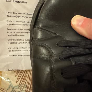 Calvin Klein Ayakkabı Kısa Sürede Açıldı, Müşteri Hizmetleri Çözüm Sunmadı