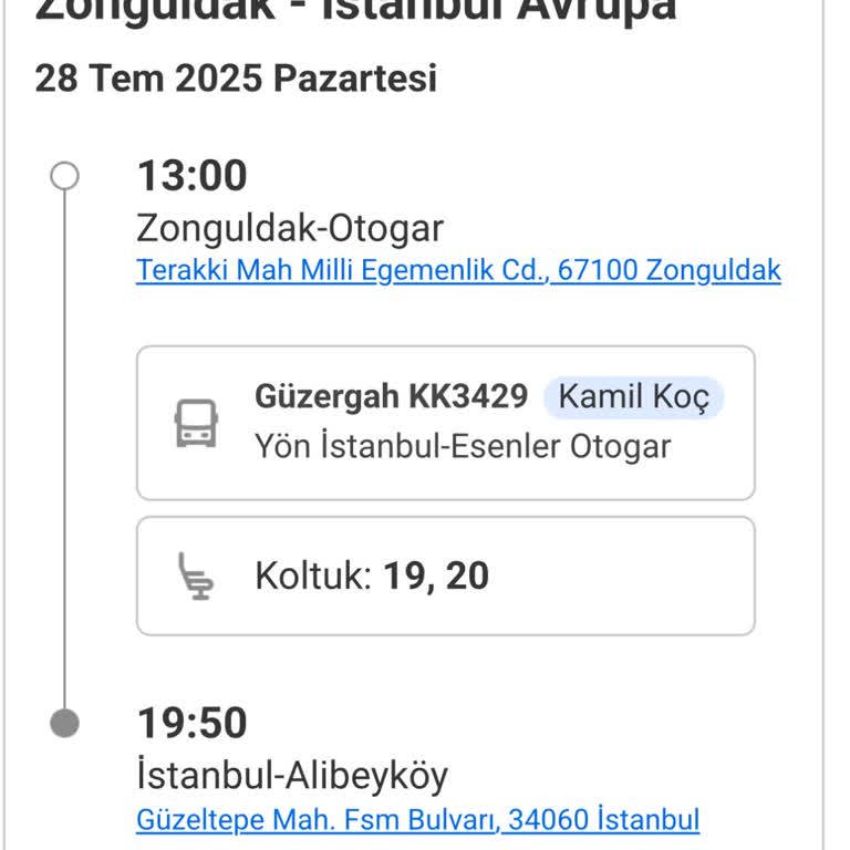 Kamil Koç Güzergâh Dışına Çıkılan, Gereksiz Sigara Molalarıyla Zaman Kaybettiren Otobüs Yolculuğu!