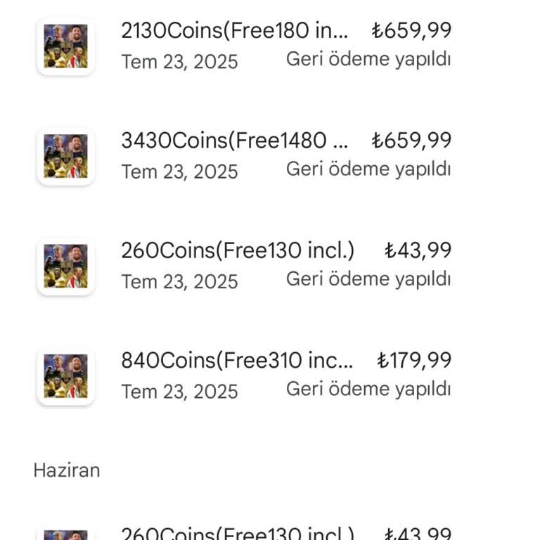 Onaylanan Google Play Geri Ödemesi Hesabıma Yatmadı