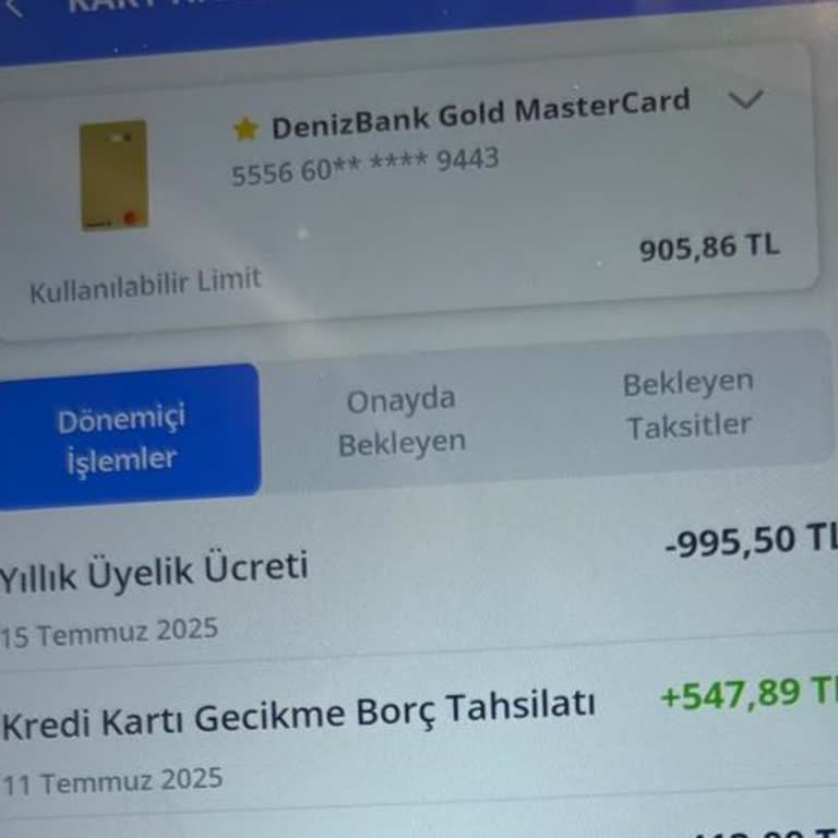 Yıllık Kart Aidatı İadesi Talebim Ve Yasal Haklarımın Korunması