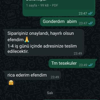 Sipariş Verdiğim Ürün Gönderilmedi Firmadan Hiçbir Şekilde Geri Dönüş Alamıyorum