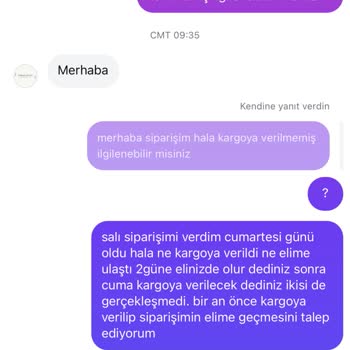 Siparişim Kargolanmıyor, Müşteri Hizmetleri Yanıt Vermiyor