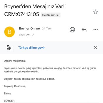 Boyner'den Aldığım Ayakkabı Teslim Edilmedi, Ücret İadesiyle Mağdur Edildim