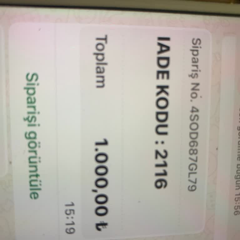 Sipariş Sonrası Ödeme Ve İletişim Sorunları Yaşadım