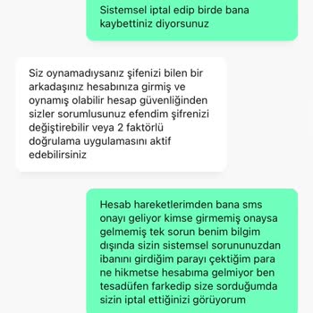 Kazandığım Paranın Sistemsel Olarak İptal Edilmesi Ve Ödenmemesi