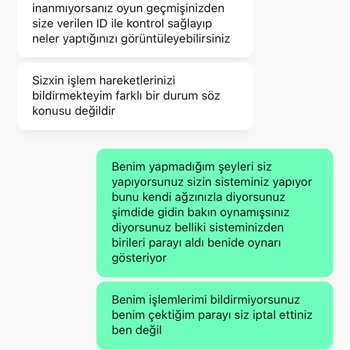 Kazandığım Paranın Sistemsel Olarak İptal Edilmesi Ve Ödenmemesi