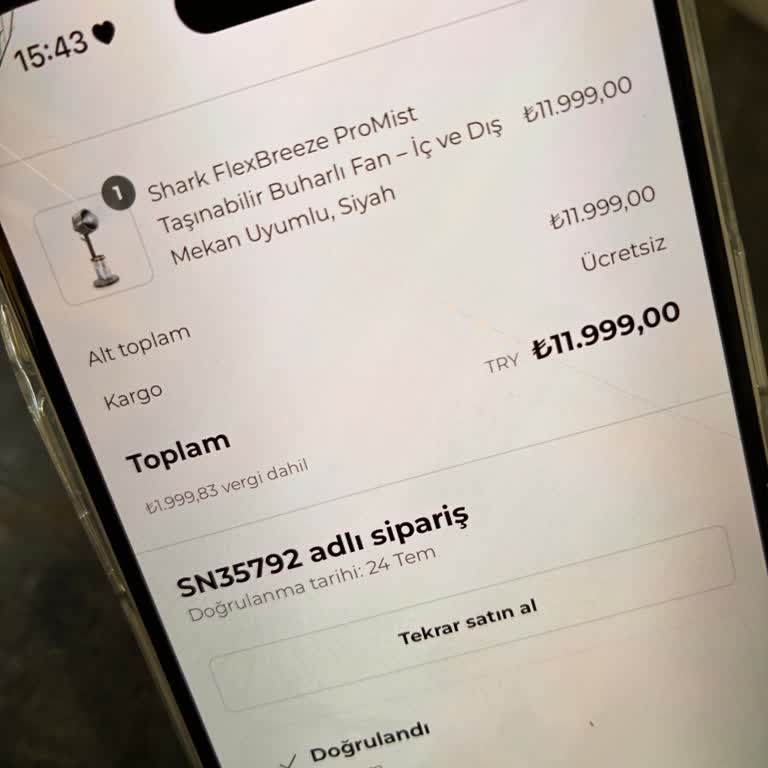 Shark Flex Breeze Siparişim Kayıp, Bilgilendirme Yok!