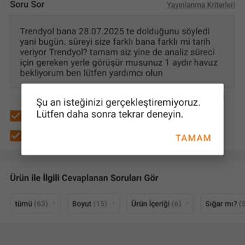 İade Sürecinde Mağduriyet Ve İletişim Sorunu Yaşadım