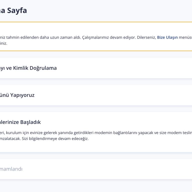 TurkNet İnternet Başvurusunda Defalarca Ertelenen Ve Yapılmayan Kurulum Süreci