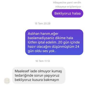 Sürekli Geciken Sipariş Ve İade Sorunu: 40 Gündür Bekliyorum