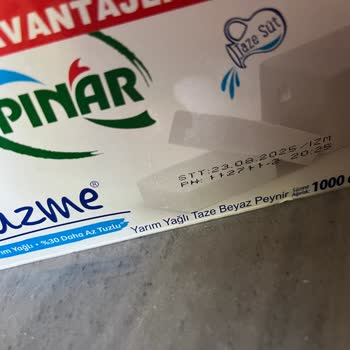 Süzme Peynirde Ambalaj Açıldığında Küf Sorunu