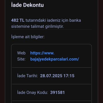 İade Tutarında Eksiklik Şaşkınlığı