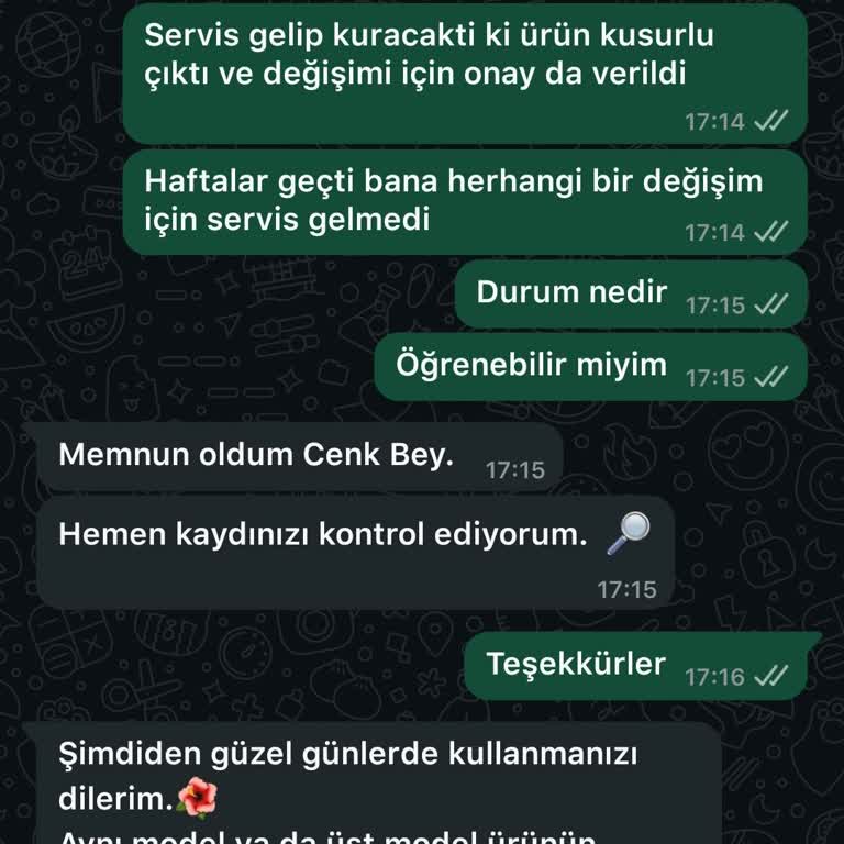 Kusurlu Ürün Değişimi Sürecinde Mağduriyet Yaşıyorum