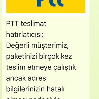 Kargo Teslim Edilmedi Diye Link Gönderiyor