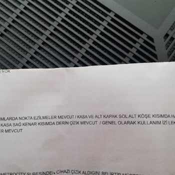 HP Teknik Servisinde Cihazımda Oluşan Hasarlar Ve Yetersiz Destek