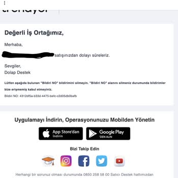 Dolap Uygulamasında Yasaklı Ürün Uyarısı Olmadan Hesabım Süresiz Askıya Alındı