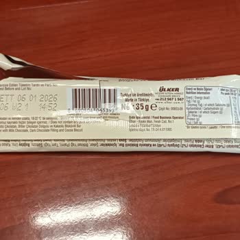 Aldığım Ülker Laviva Çikolatada Beyaz Noktalar Ve Kötü Tat Sorunu Yaşadım