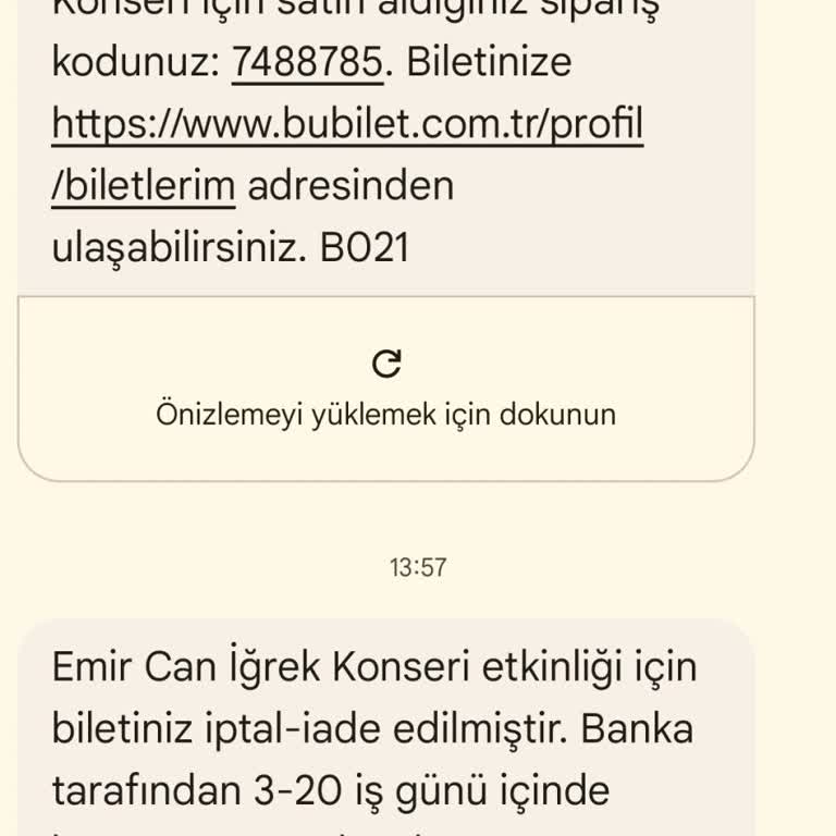 İptal Edilen Konser Bileti İçin İade Yapılmaması Ve Tüketici Haklarının İhlali