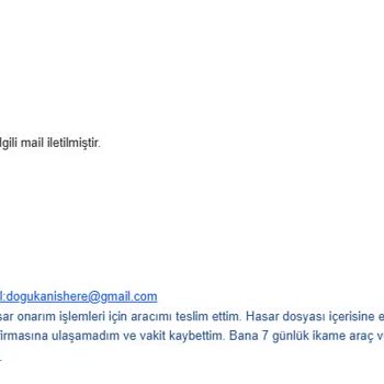 Onaylanan İkame Araç Uzatımı Uygulanmıyor Mağduriyetim Artıyor