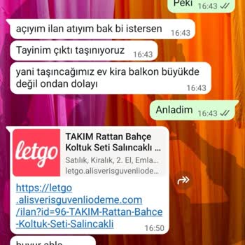 Letgo Üzerinden Alınan Ürünün Teslim Edilmemesi Ve Para Kaybı
