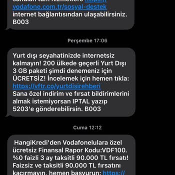 Tanıtım SMSleri Engellenemiyor Müşteri Temsilcisine Ulaşılamıyor