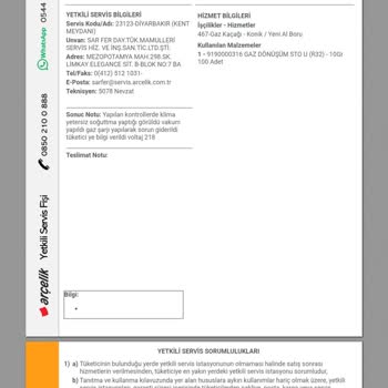 Arçelik Klimada Bitmek Bilmeyen Sorunlar Ve Yetersiz Servis Desteği