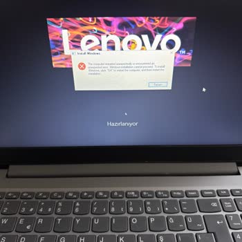 Lenovo Bilgisayarım Sürekli Otomatik Onarıma Giriyor Ve Açılmıyor