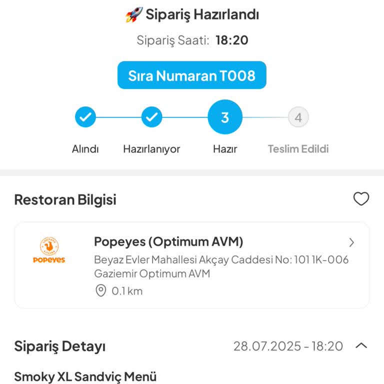 Popeyes Smoky XL Menüde Eksik Dana Füme Sorunu Tekrarlandı