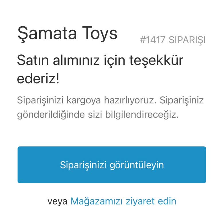 Şamata Toys İletişimlerini Kapatmışlar Ulaşamıyorum