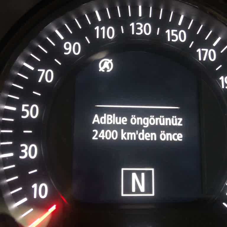 AdBlue İkazı Dolum Sonrası Sönmüyor Nedenini Öğrenmek İstiyorum
