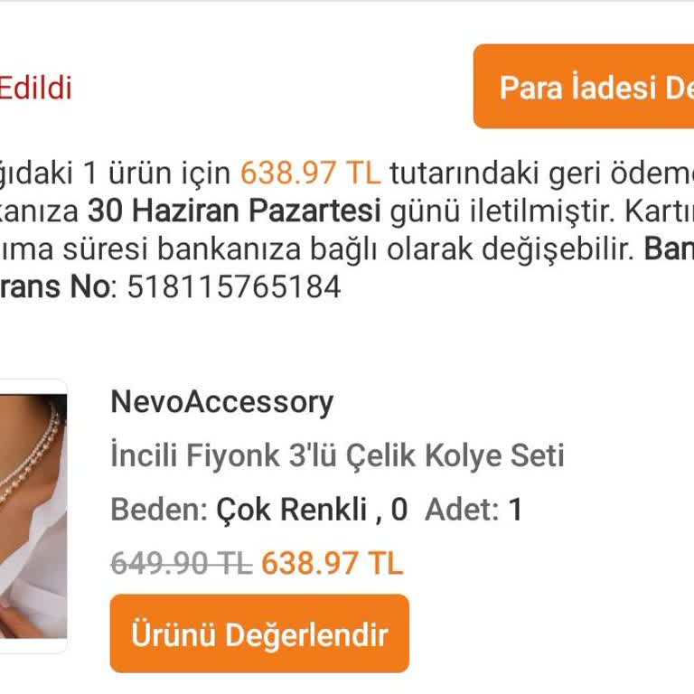 Trendyol Müşteri Hizmetleri Yavaşlığı Ve İade Sürecinde Yaşanan Mağduriyet