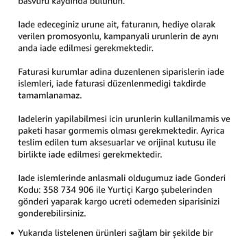 İade Sürecinde Kod Sorunu Ve Müşteri Hizmetlerinde Destek Eksikliği