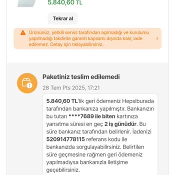 Hepsiburada'da Müşteri Memnuniyeti Hayal Kırıklığına Dönüştü