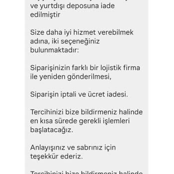 Ayakkabım Teslim Edilmedi, Param İade Edilmiyor!