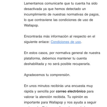 Problemas en Wallapop, dinero retenido y sin solución del soporte