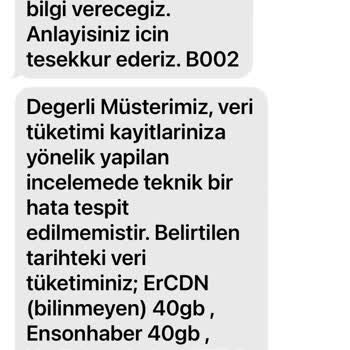 Kullanmadığım İnternet Hakkım Haksızca Tükendi