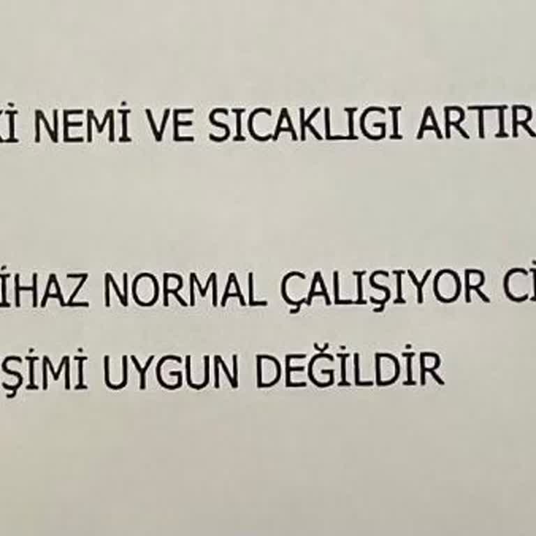Preo Hava Soğutucu Odayı Isıtıyor Ve Koku Sorunu Yaşatıyor