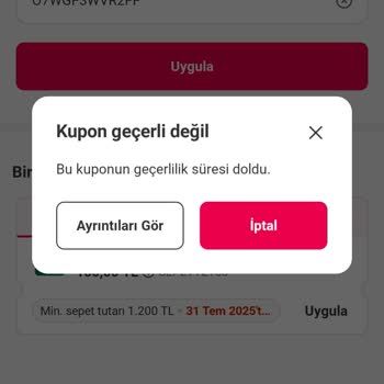 Kupon Kullanımında Sürekli Engeller Ve Çözüm Bulamama
