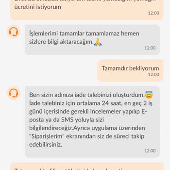 Siparişim Teslim Edilmedi Param İade Edilmiyor Trendyol GO Çözüm Sunmuyor