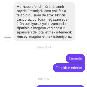 Sipariş Teslim Edilmedi, İade Talebime Dönüş Yapılmadı