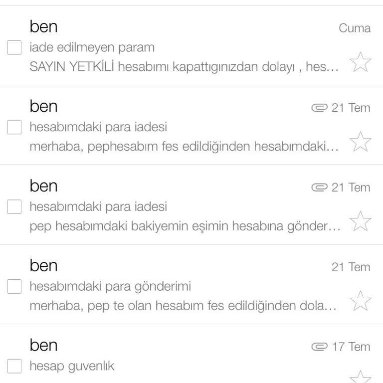 Pep Hesabım Feshedildi, Param İade Edilmiyor