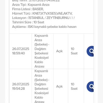 Kablo Net'ten Uzun Süreli İnternet Kesintisi Ve Yetersiz Bilgilendirme Mağduriyeti