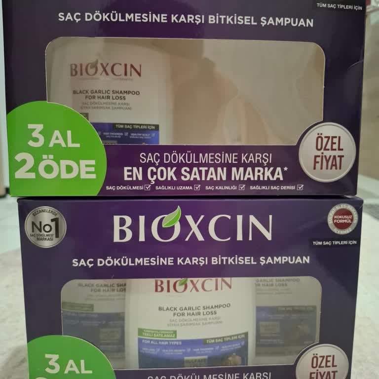 Bioxcin Siyah Sarımsaklı Şampuan Saç Dökülmesi Ve Kaşıntı Sorunu