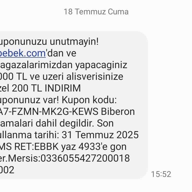 Ebebek'in İndirim Kuponu Mağduriyeti Ve Müşteri Memnuniyetsizliği