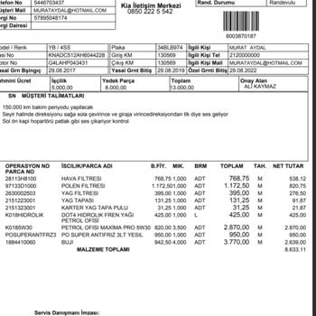 Yetkili Serviste Periyodik Bakım Ücretindeki Aşırı Artış Hayal Kırıklığı Yarattı