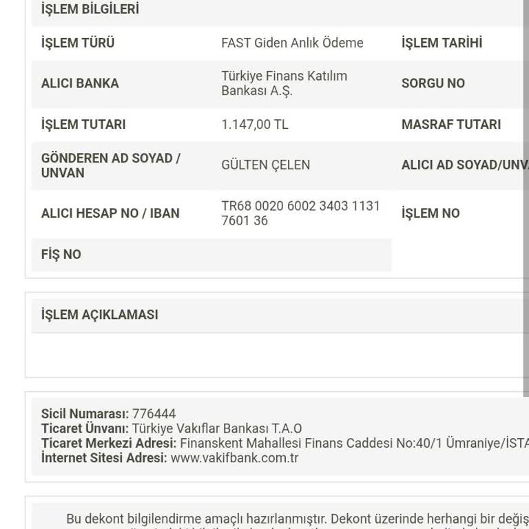 Yatırımlarım Hesabıma Yansıtılmadı