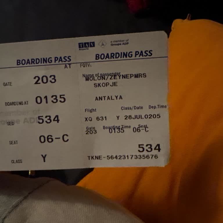 Sunexpress Uçuşunda Çocuklarla Yaşadığımız Koltuk Değişim Mağduriyeti