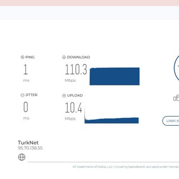 TurkNet Fiber'de Vaat Edilen Upload Hızına Ulaşamıyorum
