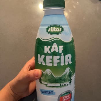 Sütaş Kefir Açınca Köpürdü Ve Şişeden Taştı