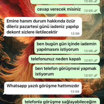 İade Sürecinde Yaşadığım Mağduriyet Ve Geri Ödenmeyen Ücret